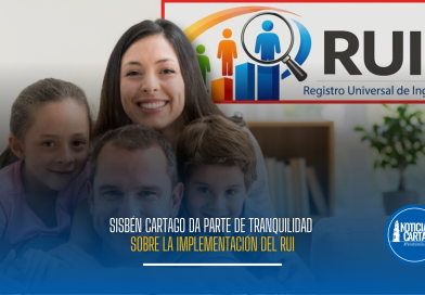 Sisbén Cartago da parte de tranquilidad sobre la implementación del RUI