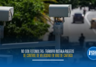 No son fotomultas: Tránsito instala puestos de control de velocidad en vías de Cartago