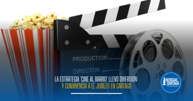 La estrategia ‘Cine al Barrio’ llevó diversión y convivencia a El Jubileo en Cartago