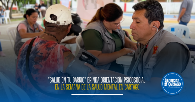 «Salud en tu barrio» brinda orientación psicosocial en la Semana de la Salud Mental en Cartago