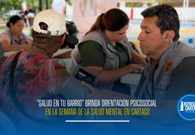«Salud en tu barrio» brinda orientación psicosocial en la Semana de la Salud Mental en Cartago