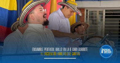 Ensamble Pentasol brilló en la IE Gabo durante el Encuentro Familias que Cantan
