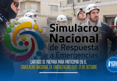 Cartago se prepara para participar en el Simulacro Nacional de Emergencias este 21 de octubre