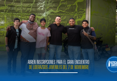 Abren inscripciones para el gran encuentro de liderazgos juveniles del 7 de noviembre