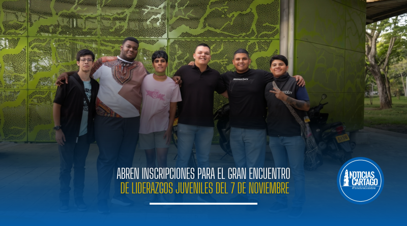 Abren inscripciones para el gran encuentro de liderazgos juveniles del 7 de noviembre