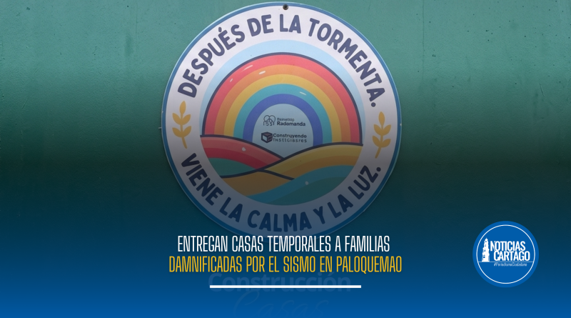 Entregan casas temporales a familias damnificadas por el sismo en Paloquemao