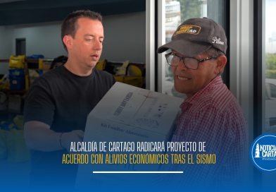 Alcaldía de Cartago radicará Proyecto de Acuerdo con alivios económicos tras el sismo