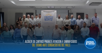 Alcalde de Cartago prioriza atención a damnificados del sismo ante congresistas del Valle