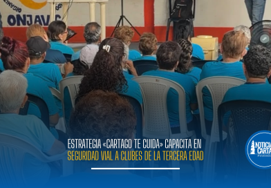 Estrategia «Cartago te cuida» capacita en seguridad vial a clubes de la tercera edad